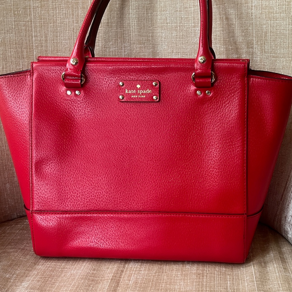 Kate Spade Vibrant Red Tote